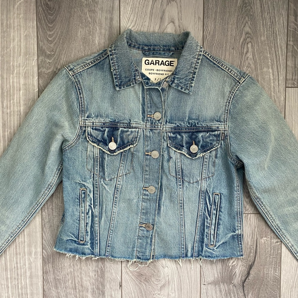 Garage Floral Jean Jacket